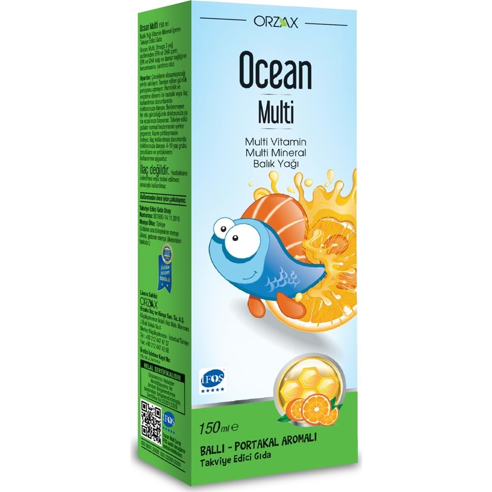 Ocean Multi Şurup 150ml Şişe