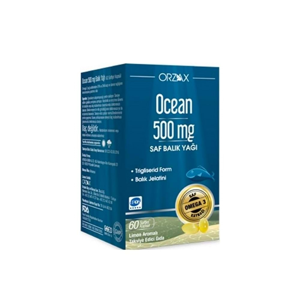 Ocean Kapsül 500 mg 60 Kapsül