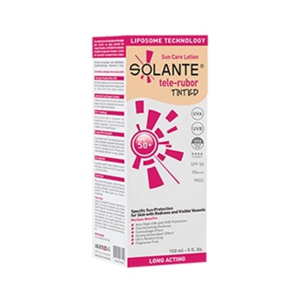 Solante Tele-Rubor-Tinted sp f50+ 150 ml Losyon