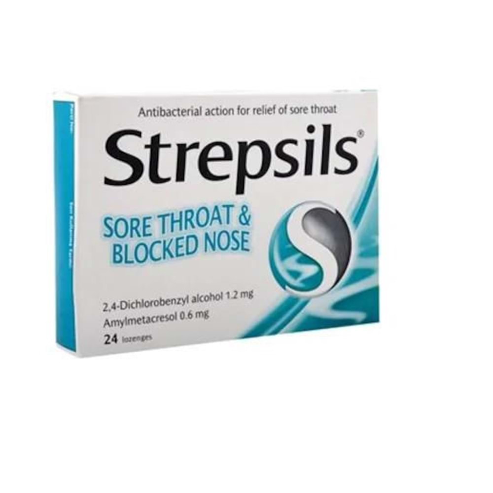 Strepsils Mentollü Pastil 24 Pastil