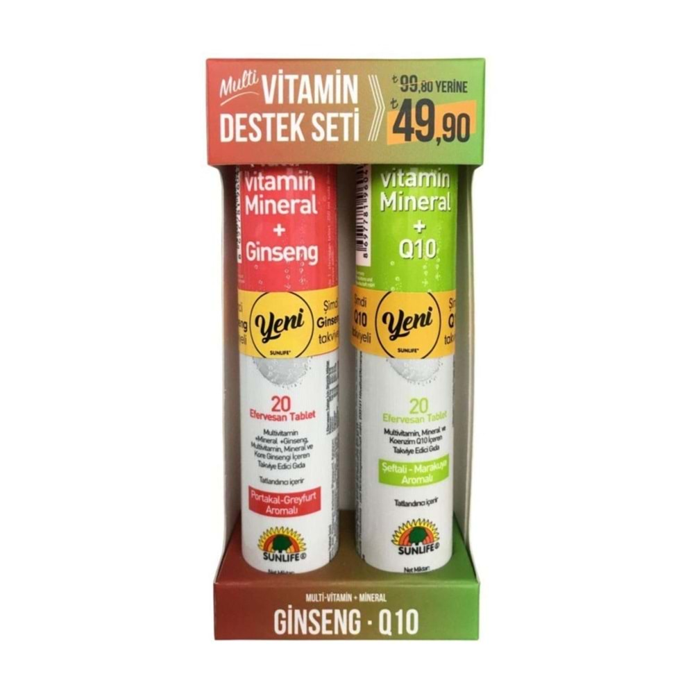 Sunlife Multi Vitamin Destek Seti