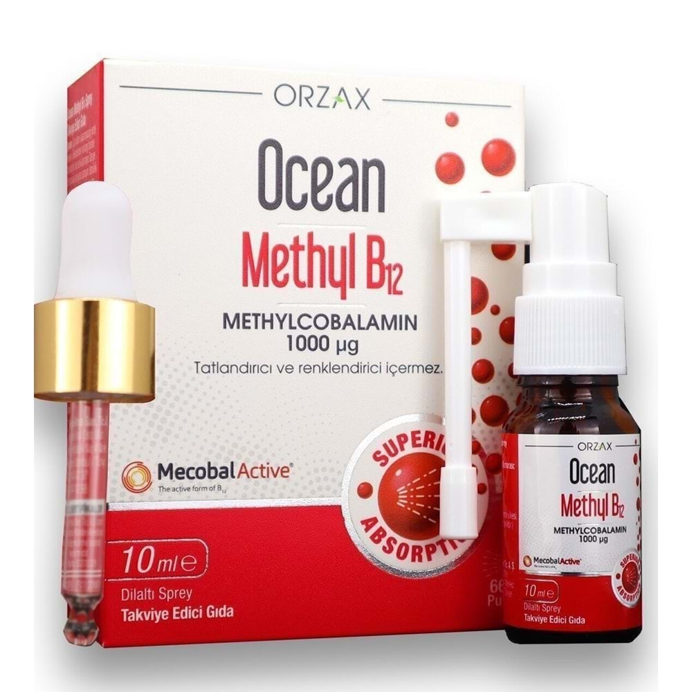 Ocean Methyl B12 Sprey 1000 mcg 10 ml