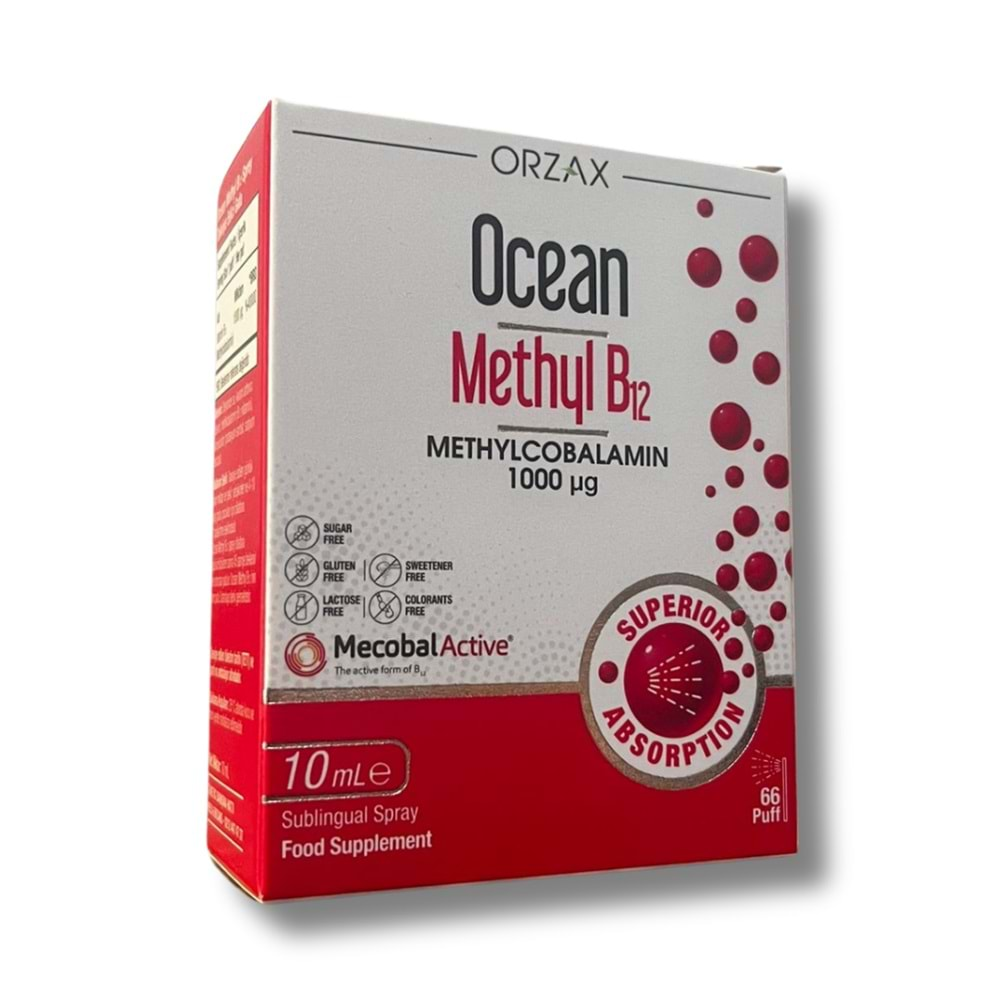 Ocean Methyl B12 Sprey 1000 mcg 10 ml