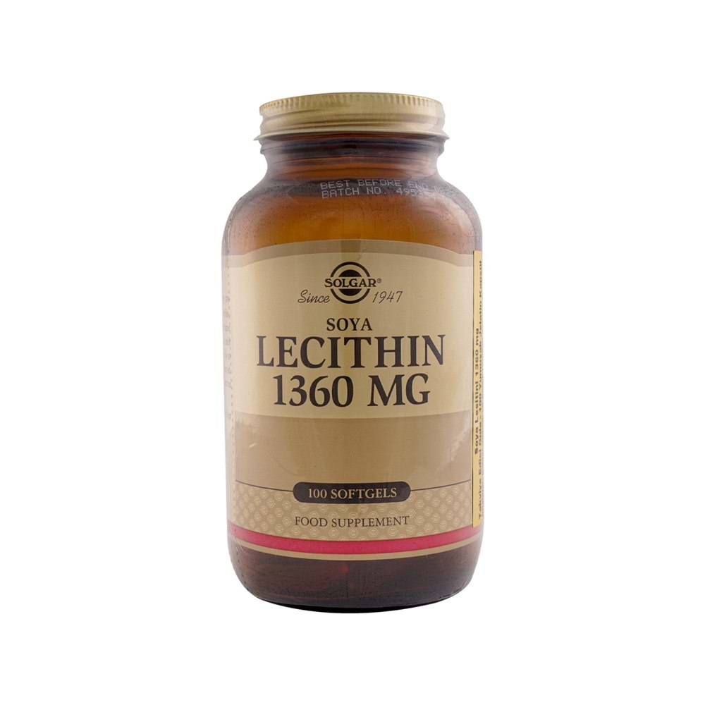 Solgar Lecithin 1360 mg 100 Kapsül