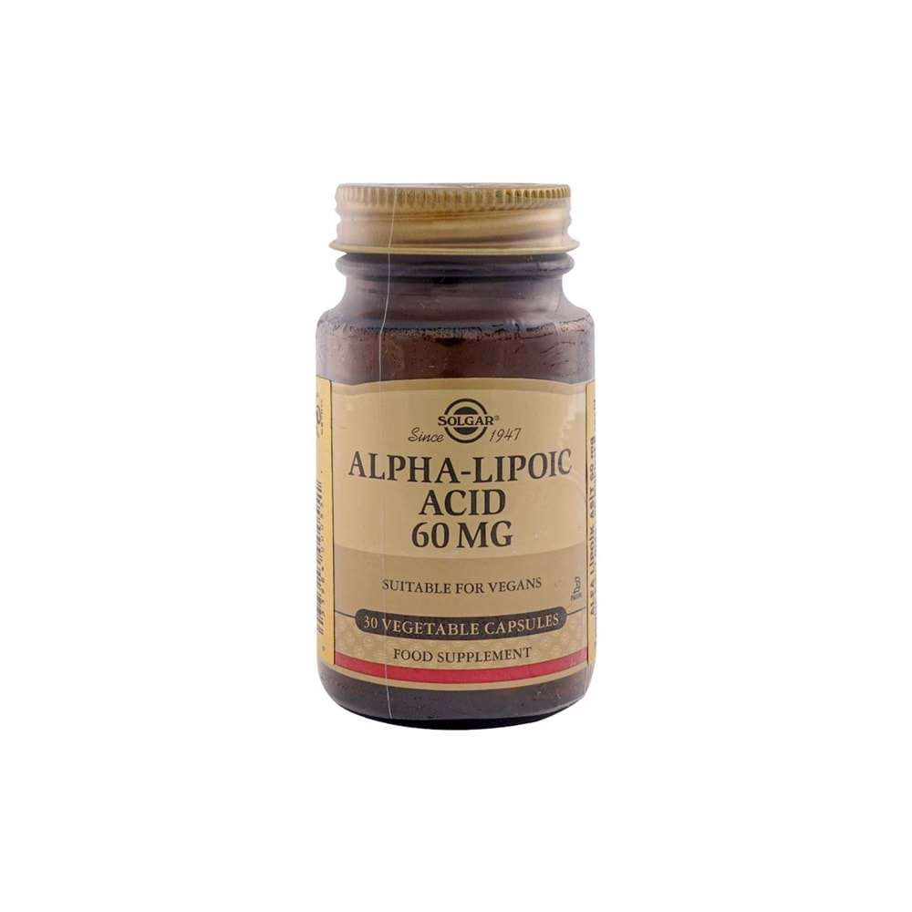 Solgar Alpha Lipo Acid 60 mg 30 Kapsül