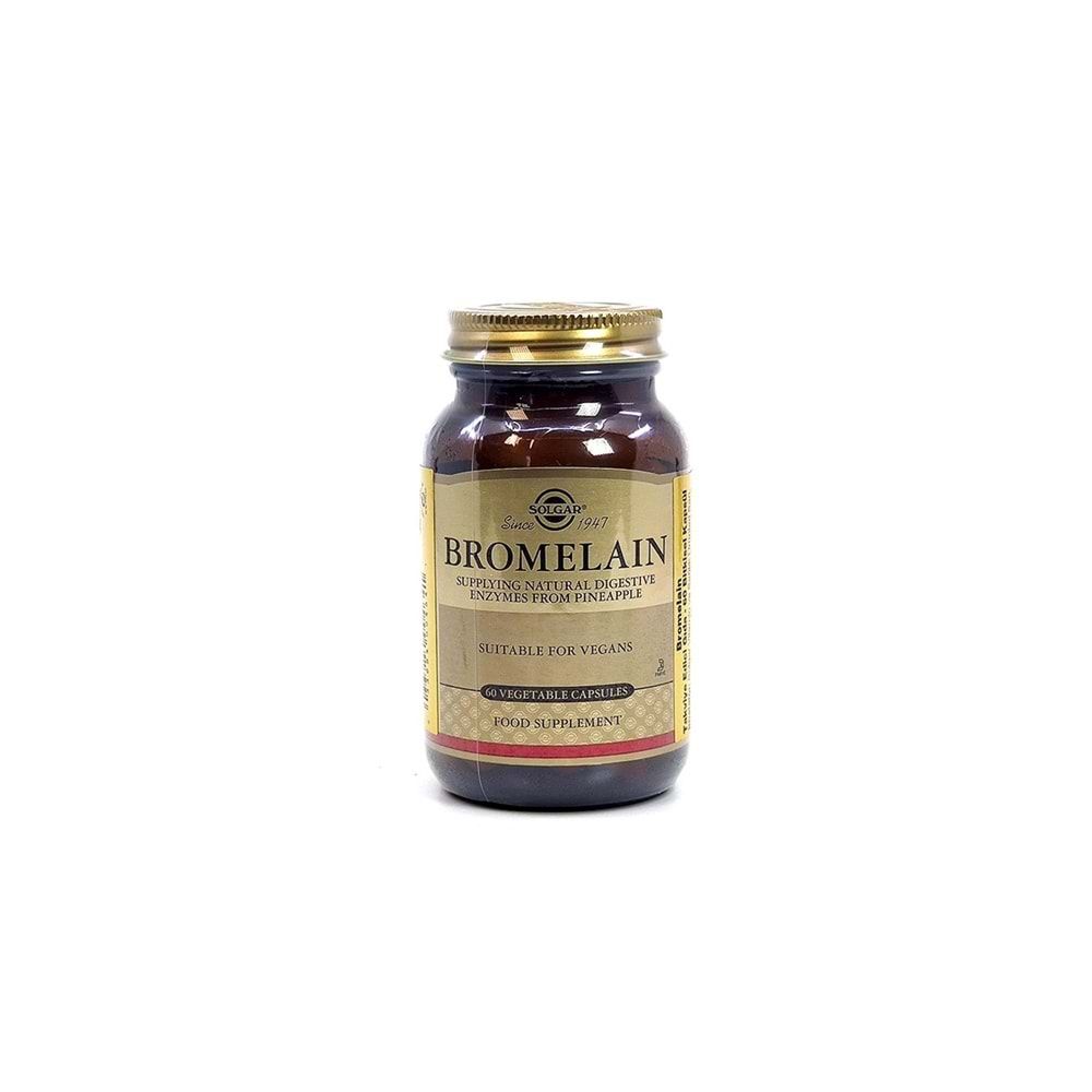 Solgar Bromelain 150 mg 60 Kapsül