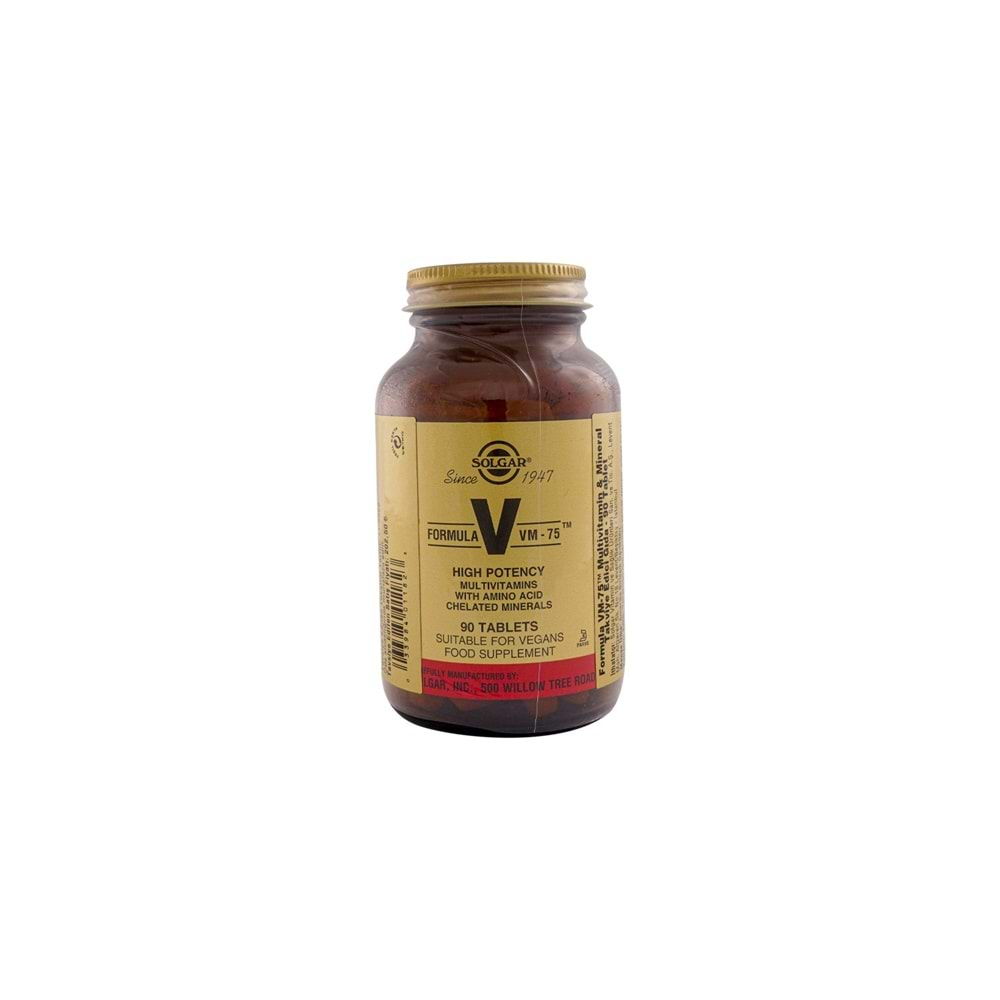 Solgar VM 75 Multivitamin 90 Tablet