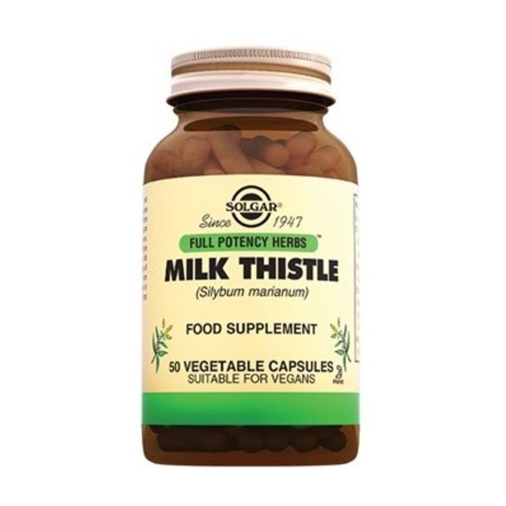 Solgar Milk Thistle 100 mg 50 Kapsül