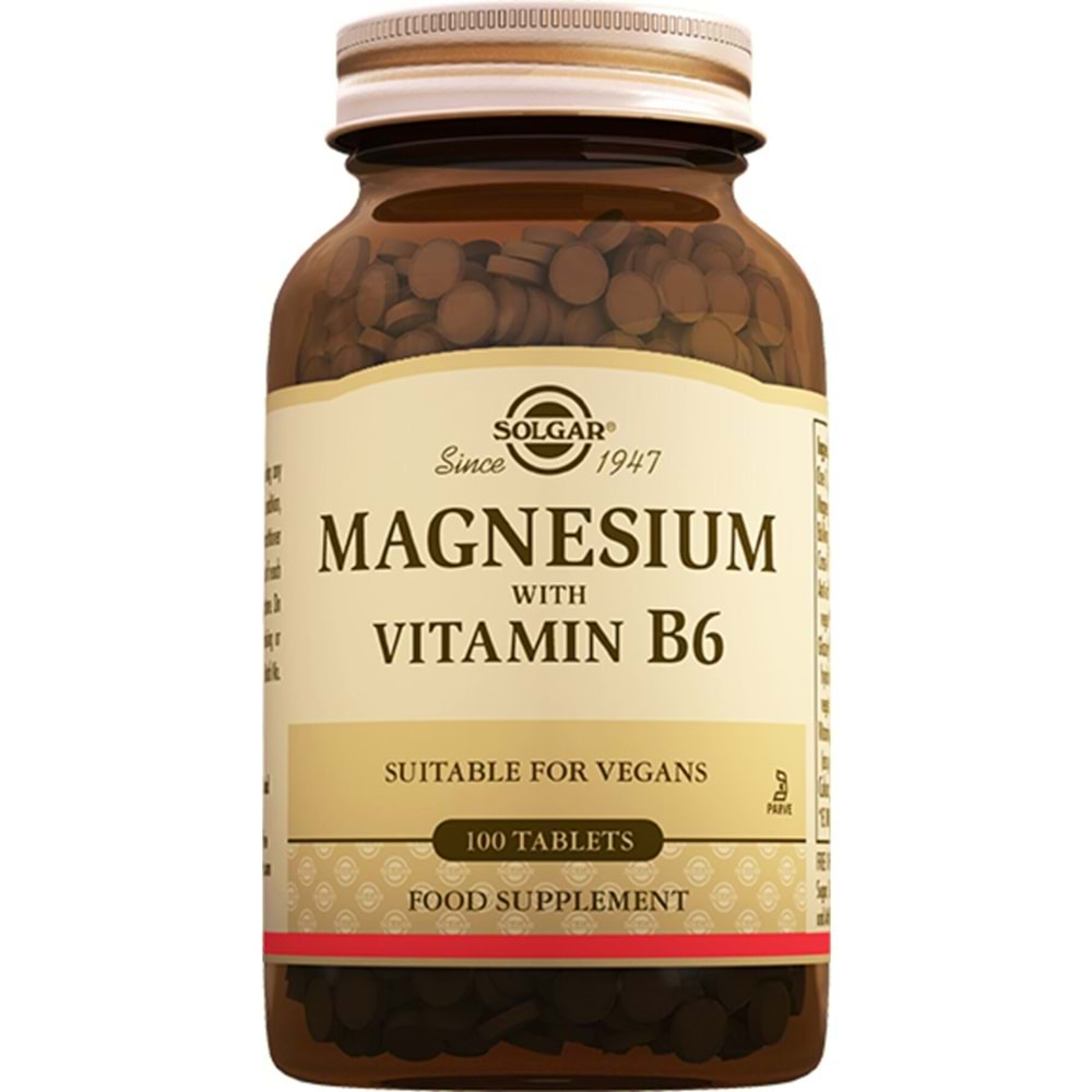 Solgar Magnesium with Vitamin B6 100 Tablet