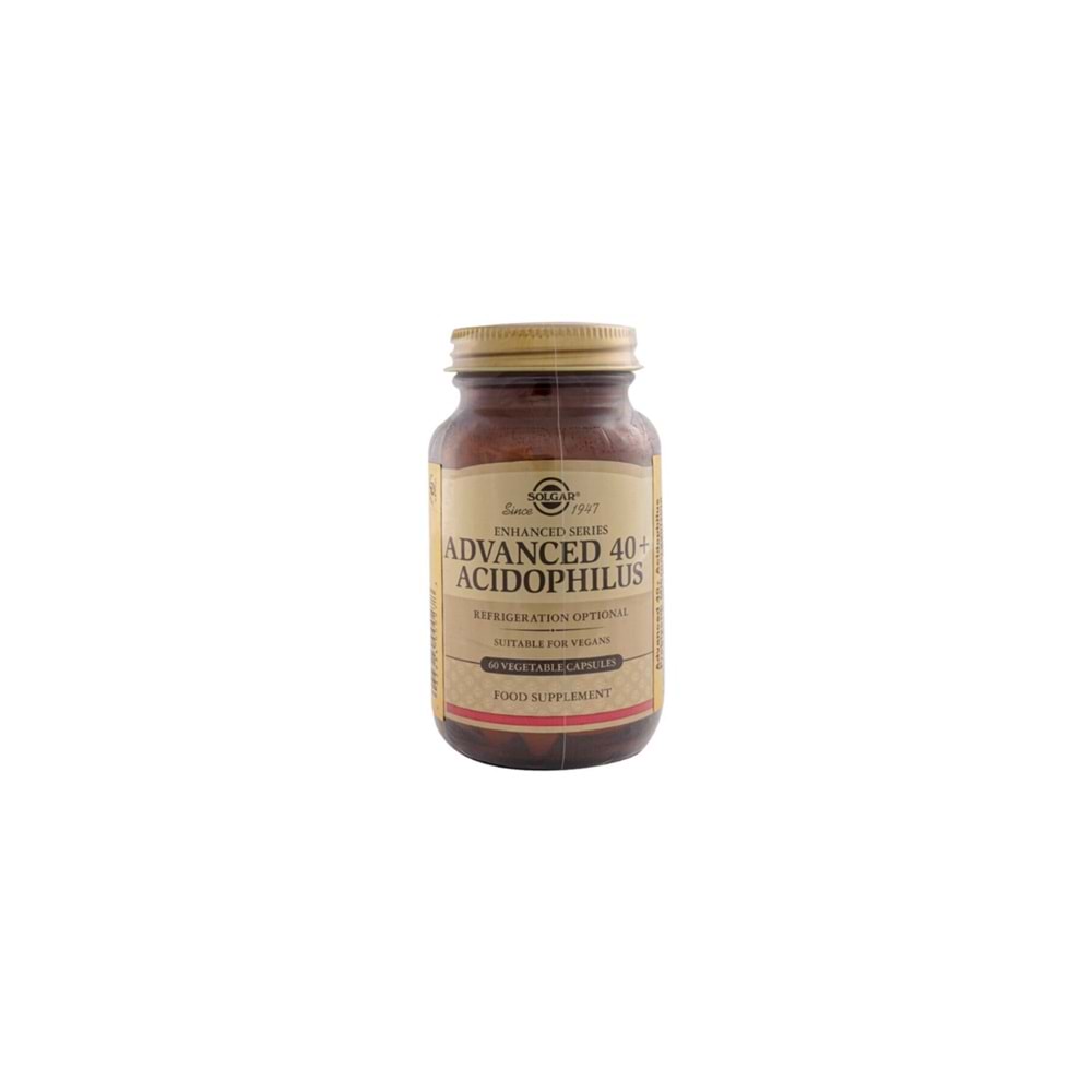 Solgar Advanced 40+ Acidophilus 60 Kapsül