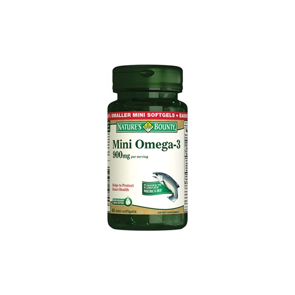 Natures Bounty Mini Omega-3 900 mg 60 Softgel