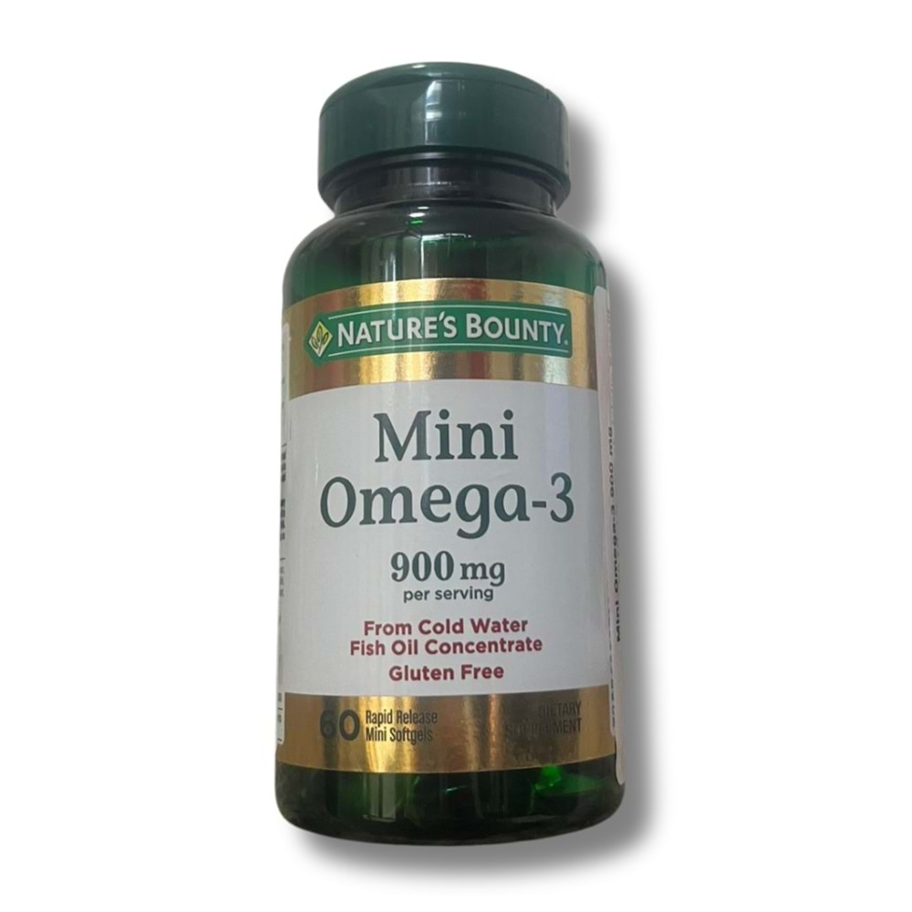 Natures Bounty Mini Omega-3 900 mg 60 Softgel