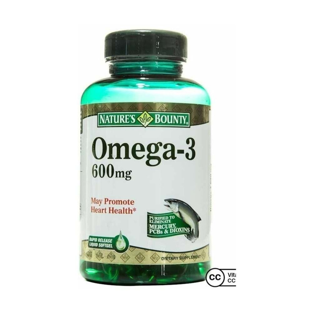 Natures Bounty Omega-3 600 mg 30 Softgel