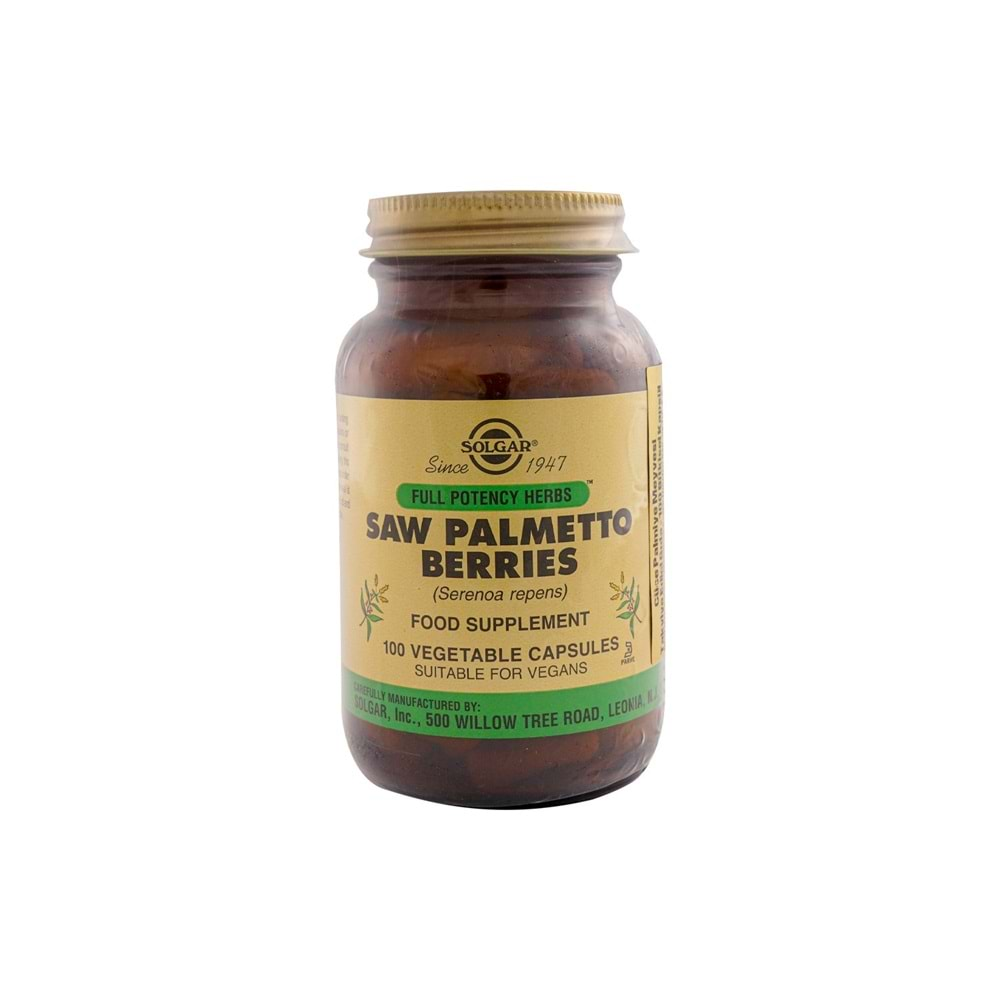 Solgar Saw Palmetto Berries 100 Kapsül