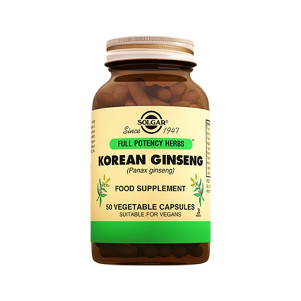 Solgar Korean Ginseng 50 Kapsül