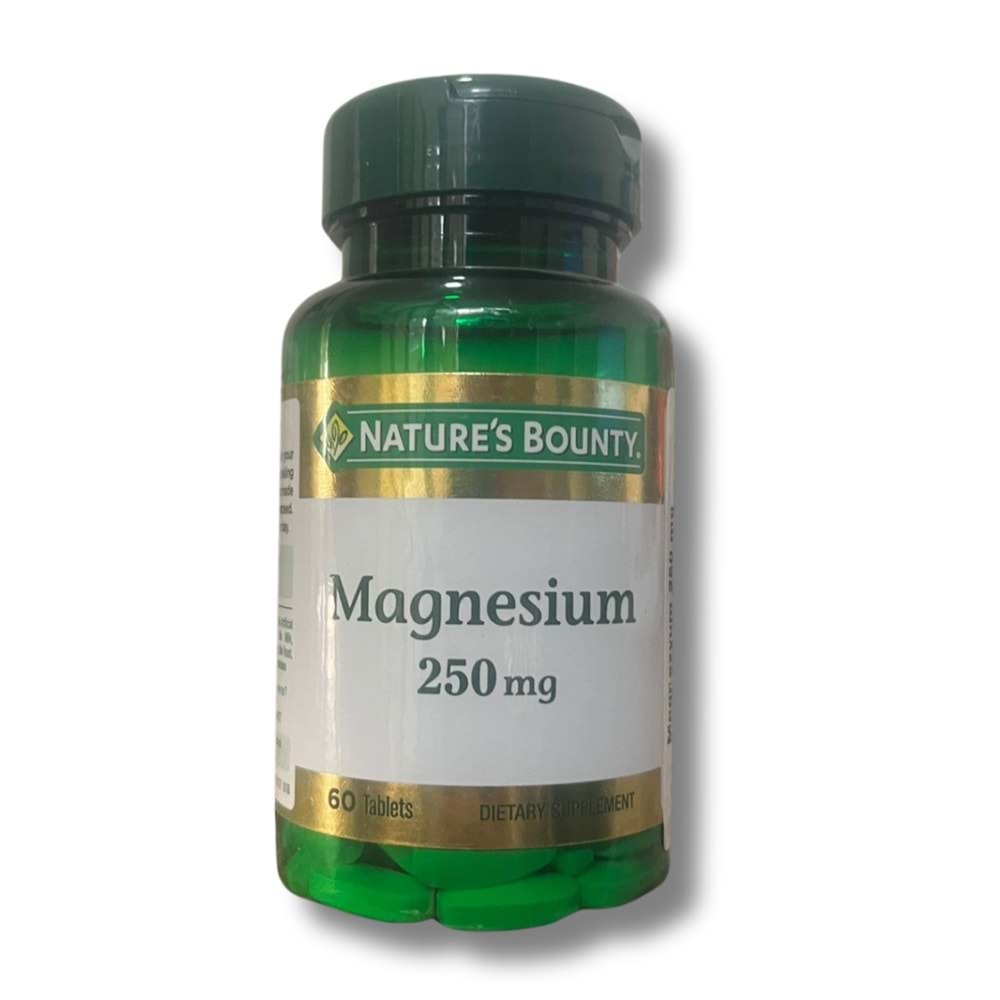 Natures Bounty Magnesium 250 mg 60 Tablet