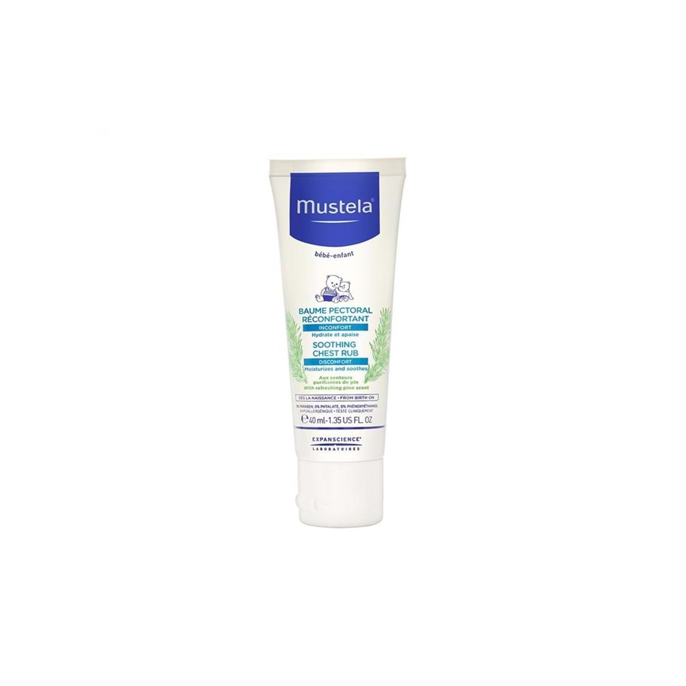 Mustela Soothing Comfort Chest Rub 40 ml - Rahatlatıcı Göğüs Balsamı