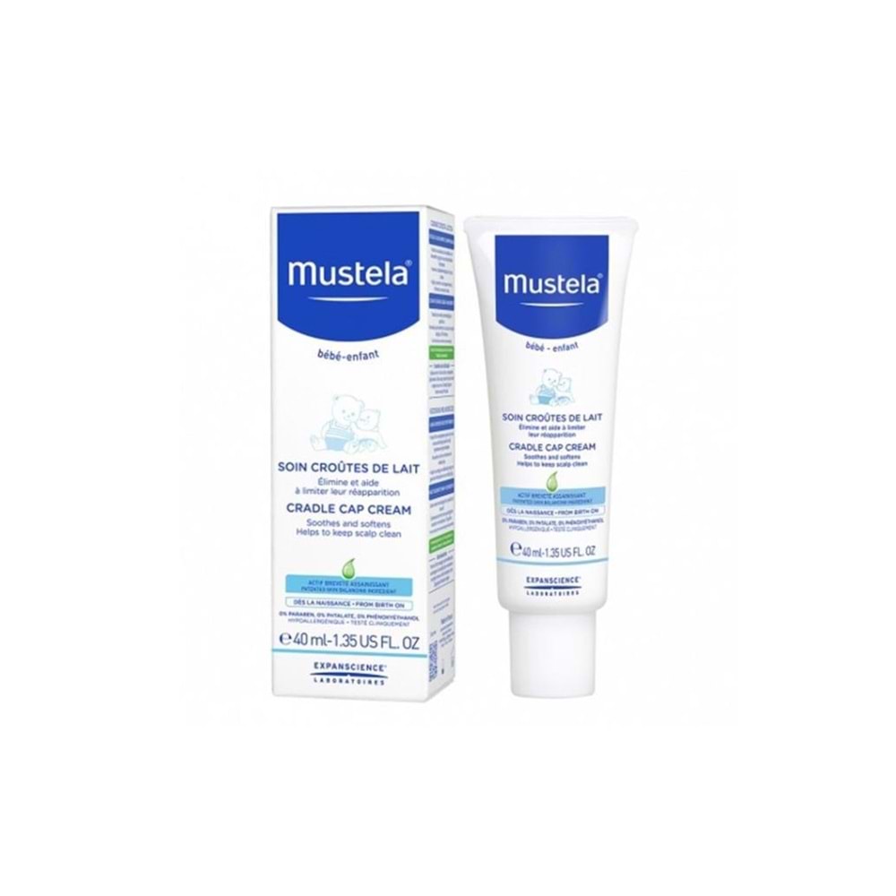 Mustela Cradle Cap Cream 40 ml - Saç Pullanmalarına Karşı Bakım Kremi