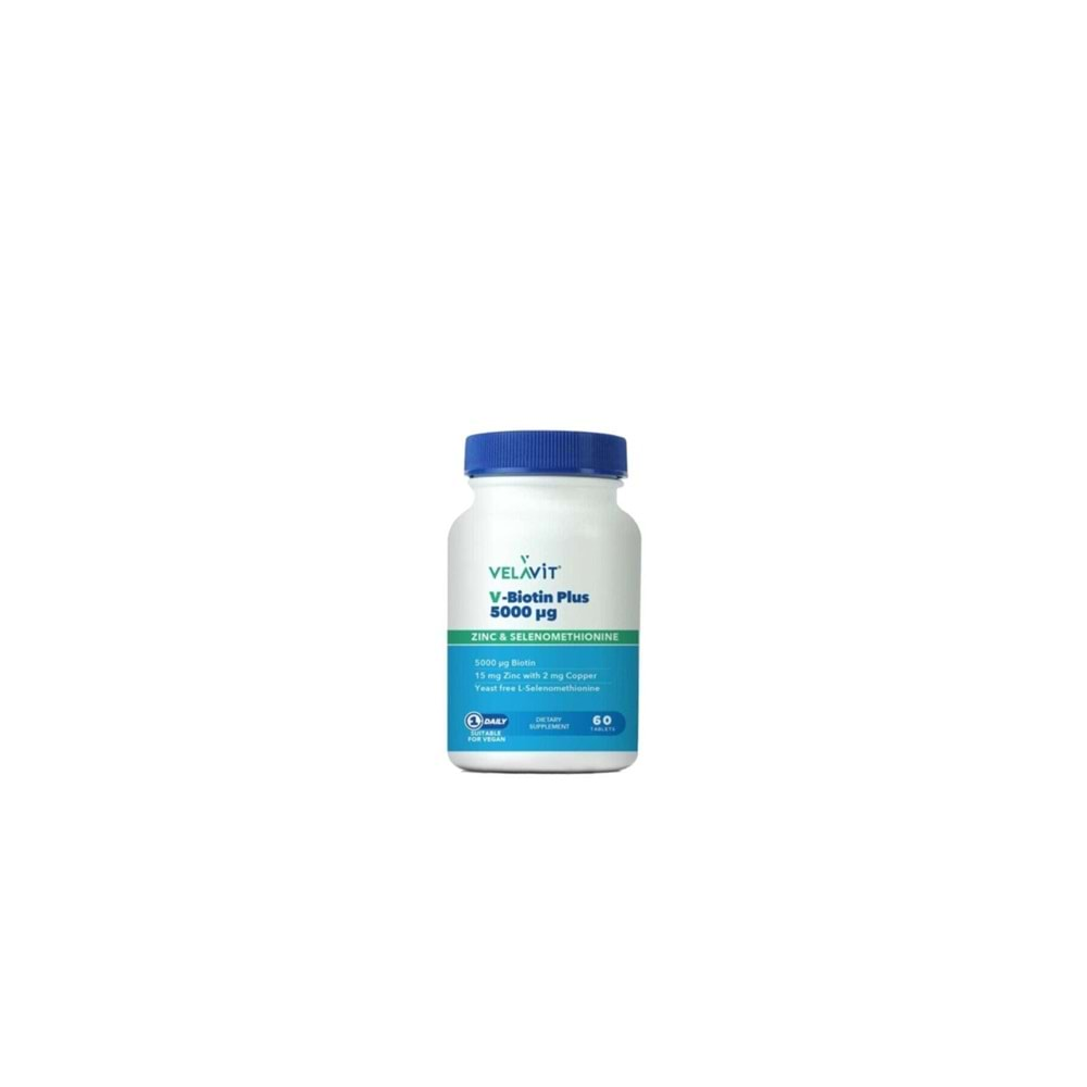 Velavit V-Biotin 5000 mg 60 Tablet