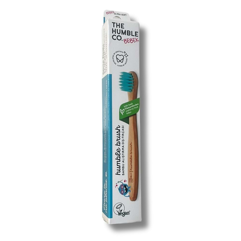 Humble Brush Baby Bambu Diş Fırçası Ultra Soft - Mavi