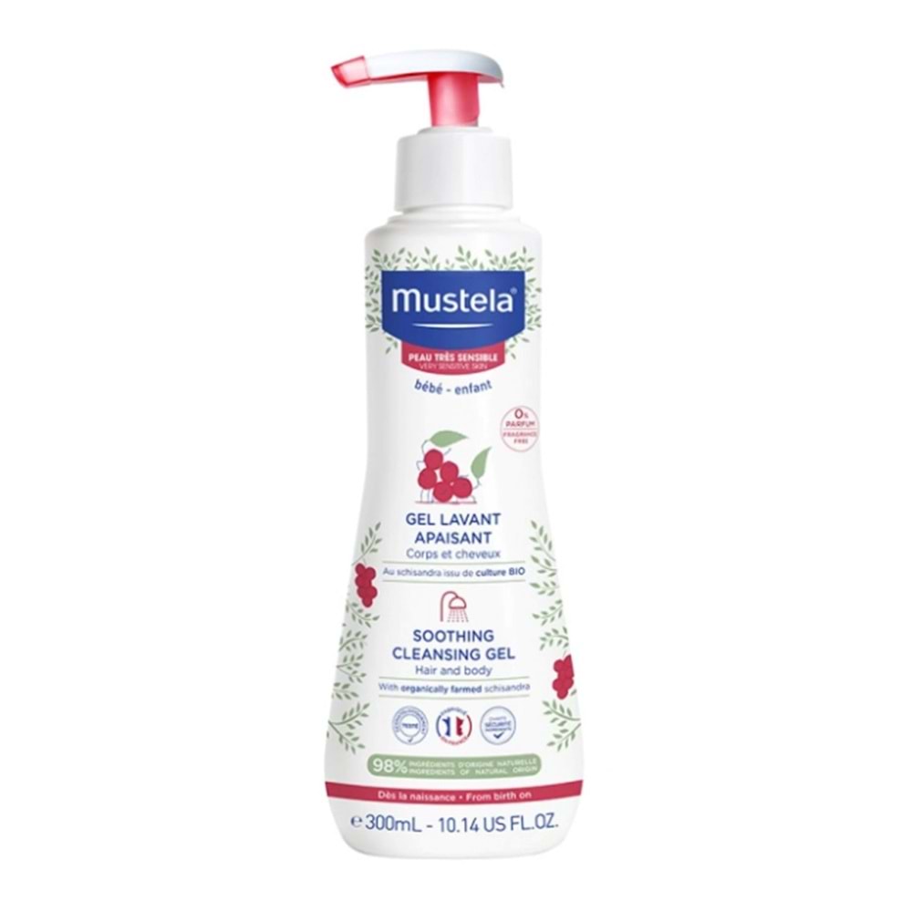 Mustela Soothing Cleansing Gel Hair And Body 300 ml - Hassas Ciltler