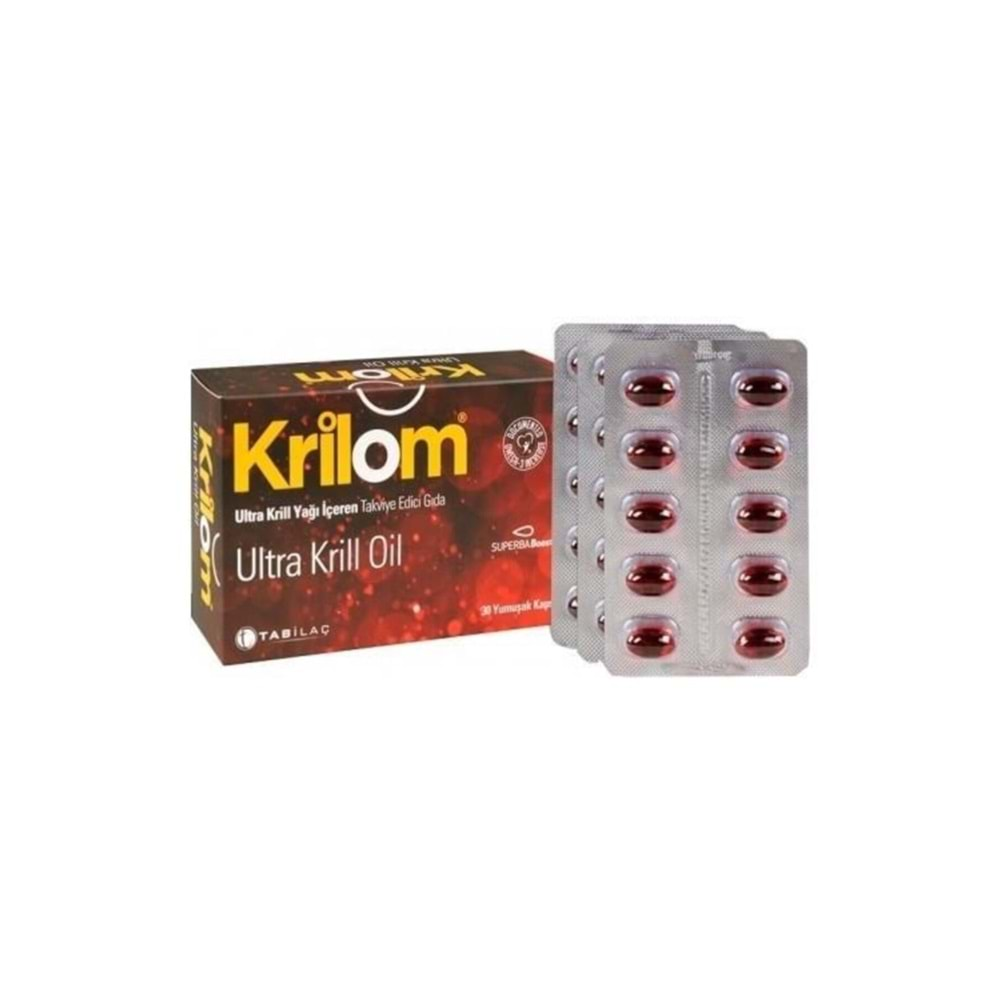 Krilom Ultra Krill Oil 30 Yumuşak Kapsül