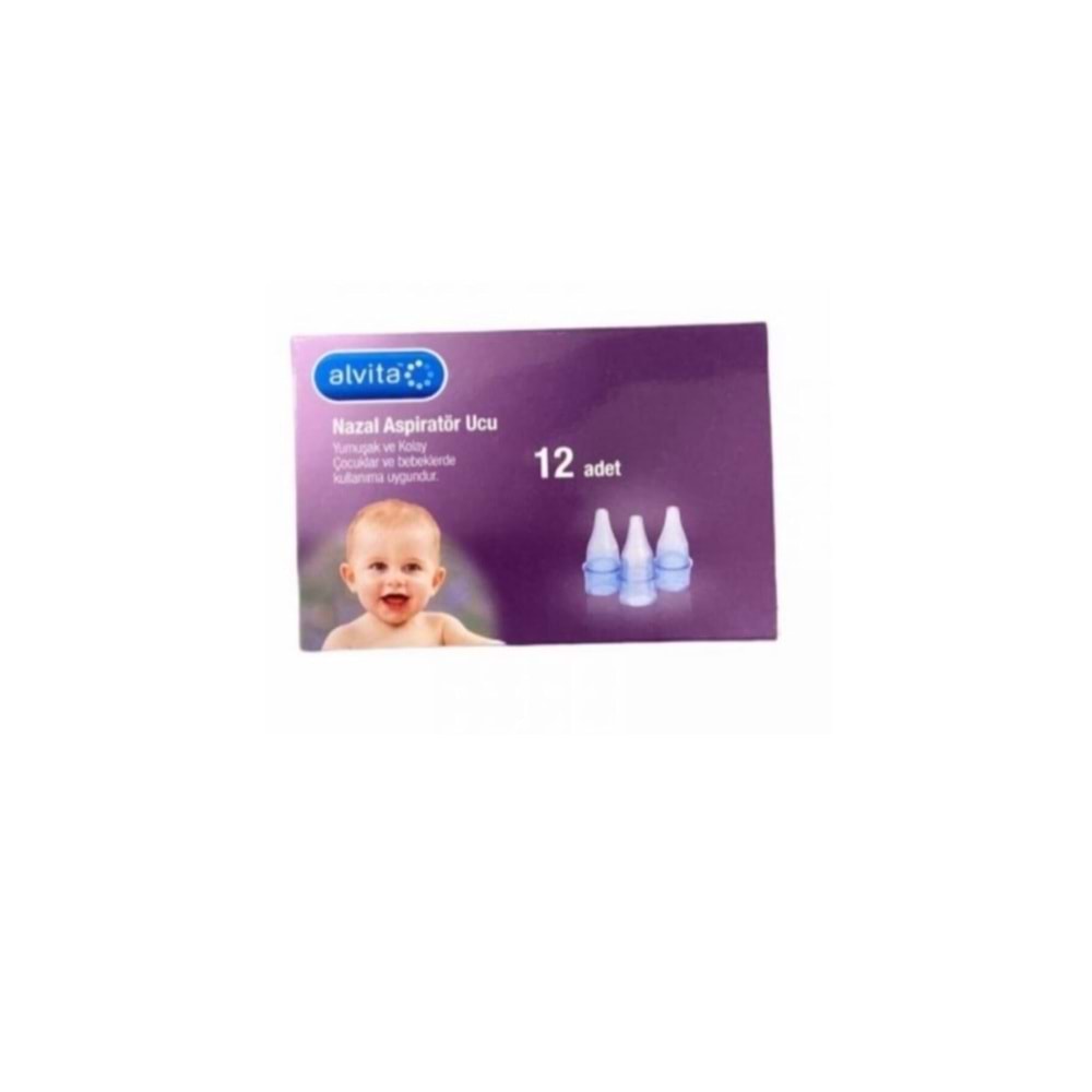 Alvita Nasal Aspiratör Yedek Uçlu 12'li