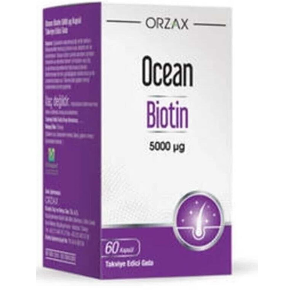 Ocean Biotin 5000 mcg 60 Kapsül