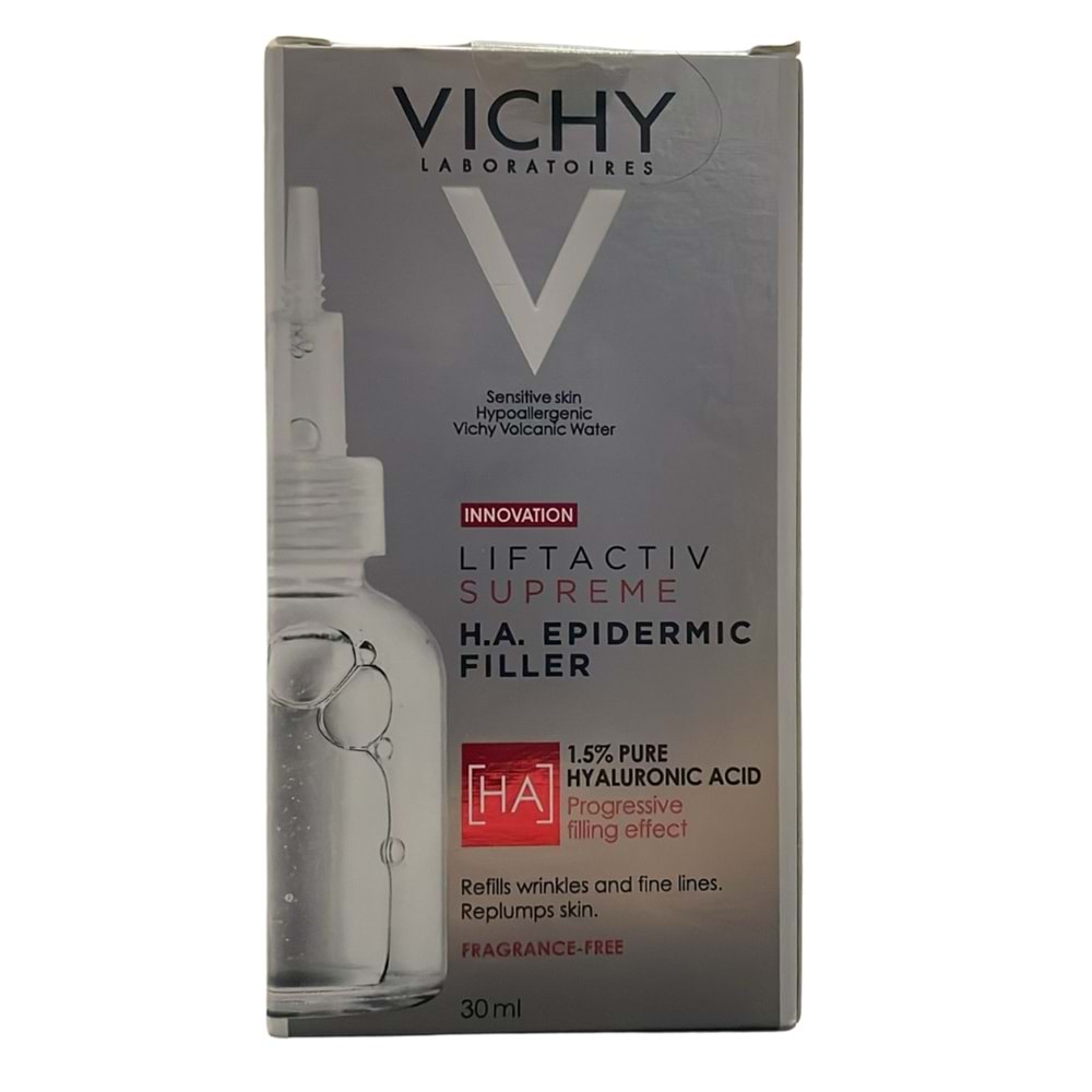 Vichy Liftactiv Supreme H.A. Epidermic Filler Kırışıklık Karşıtı Yüz ve Göz Çevresi Serumu 30 ml