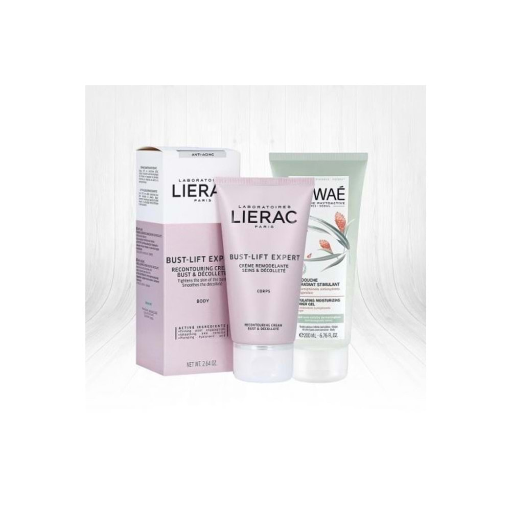 Lierac Bust-Lift Expert Cream 75 ml + Jowae Duş Jeli 200 ml Hediye Kofresi