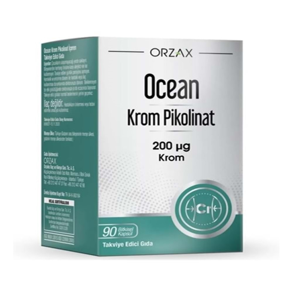 Ocean Krom Pikolinat 200 mcg 90 Kapsül