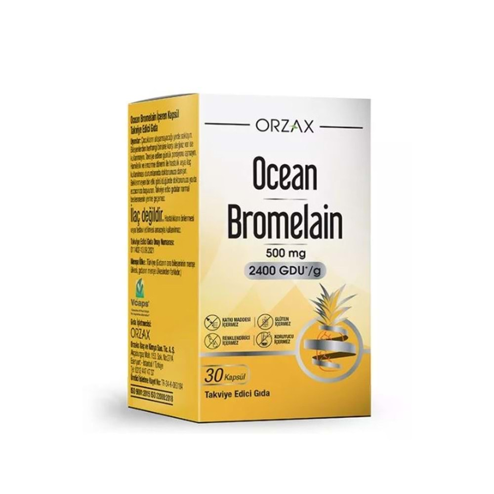 Ocean Bromelain 30 Kapsül