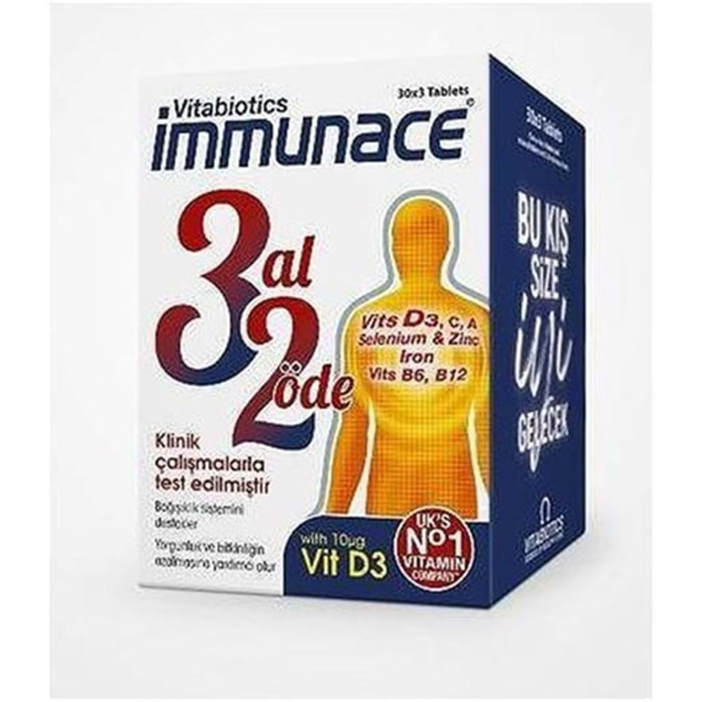 Immunace 30 Film Tablet - 3 Al 2 Öde