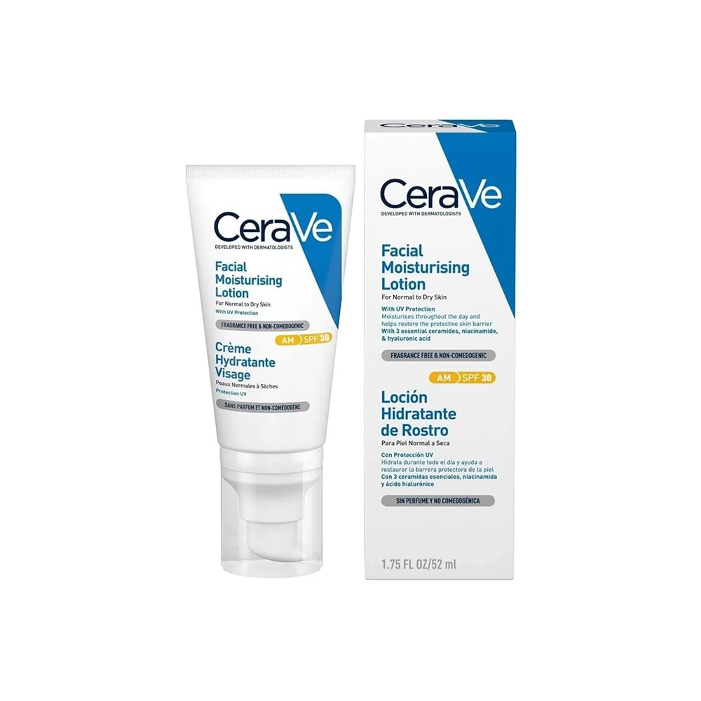 Cerave Nemlendirici Yüz Kremi SPF30 52 ml