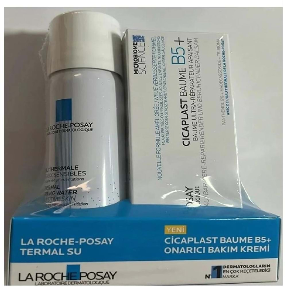 La Roche Posay Cicaplast Baume B5+ Bakım Kremi 40 ml + La Roche Posay Eau Thermale Termal Su 50 gr