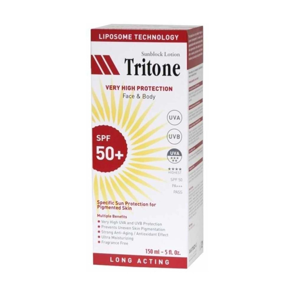 Tritone SPF50+ Güneş Koruyucu Losyon 150 ml