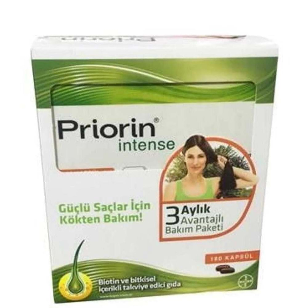 Priorin Intense Avantajlı Paket 120 + 60 Kapsül