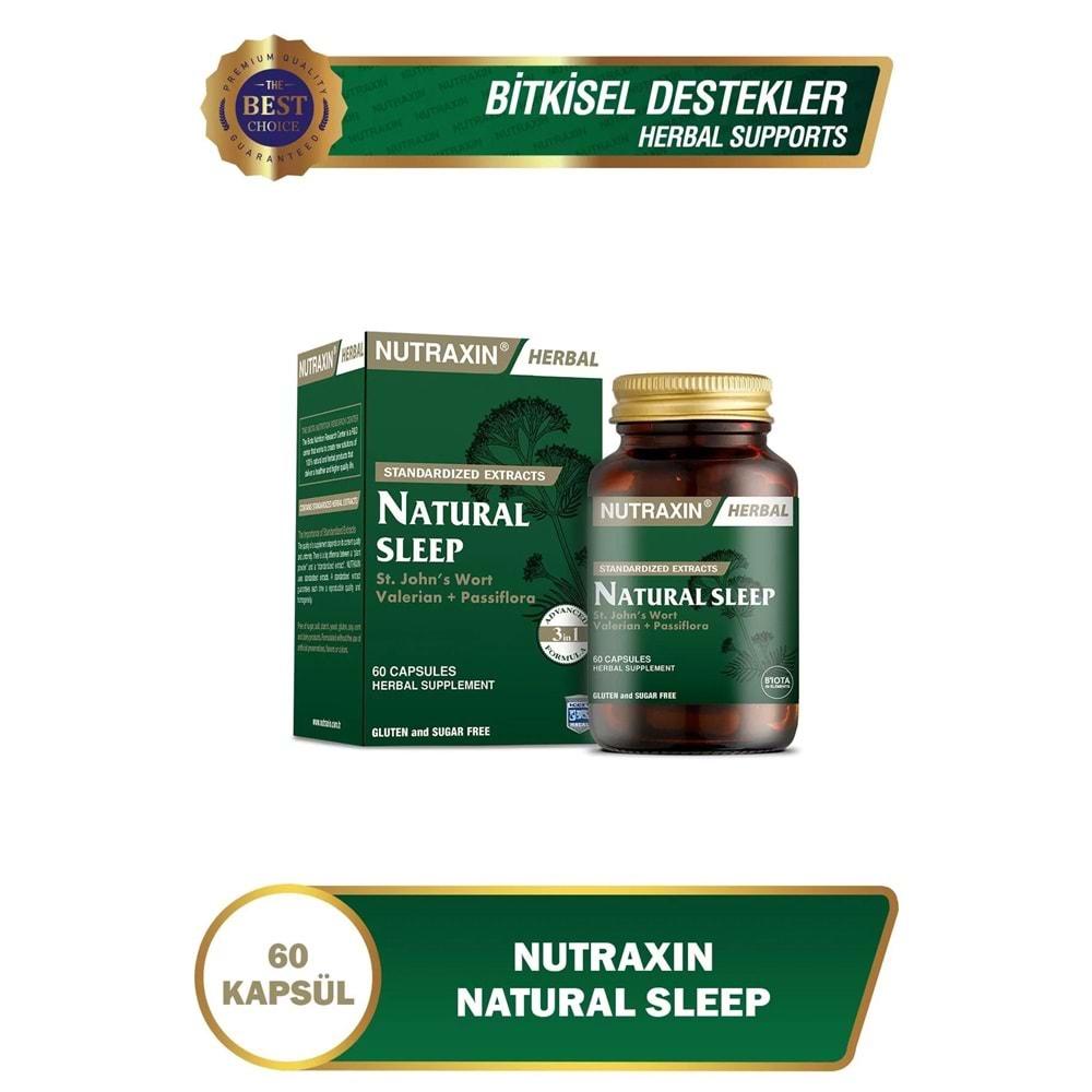 Nutraxin Naturel Sleep 60 Kapsül