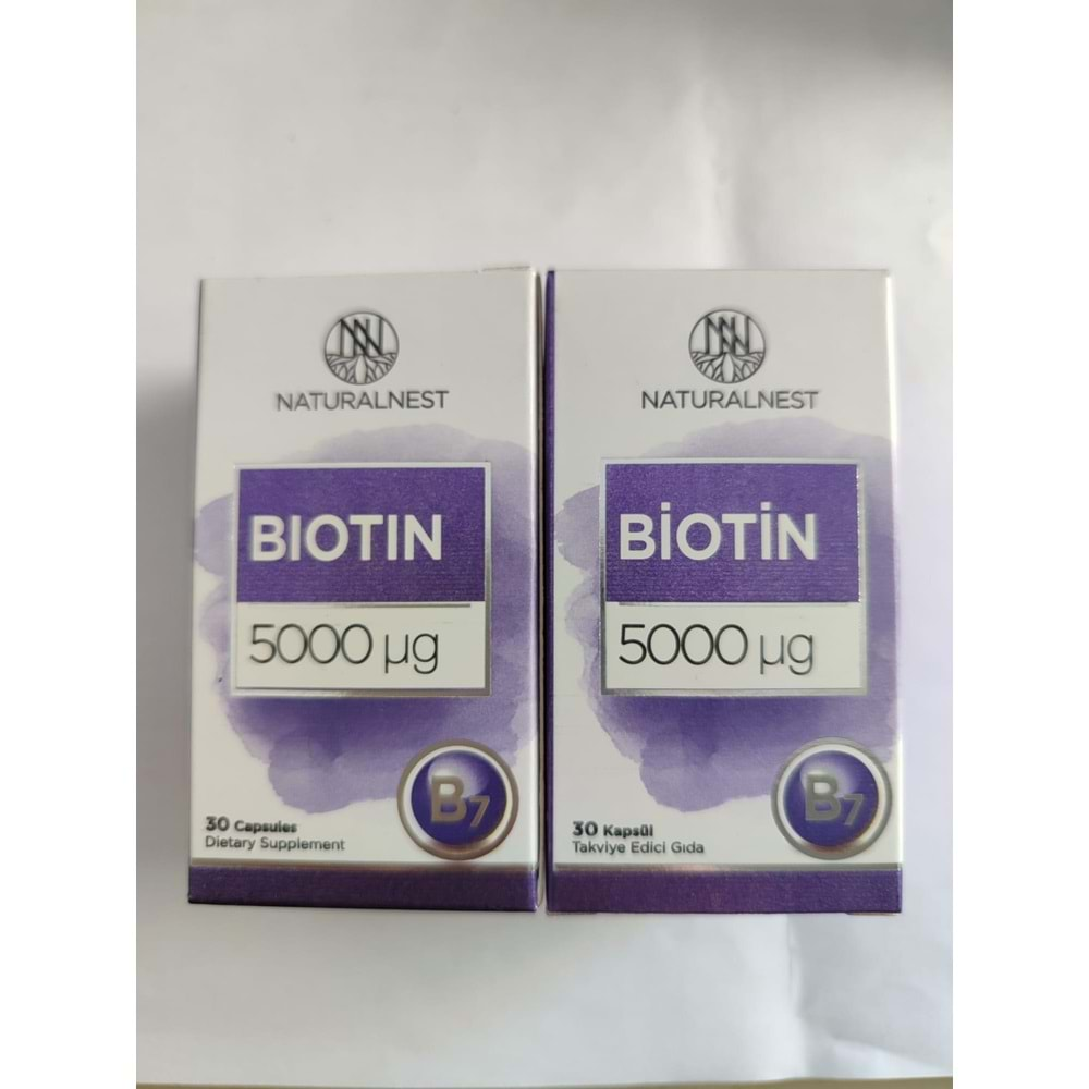 Naturalnest Biotin 30 Kapsül - 1 Alana 1 Bedava