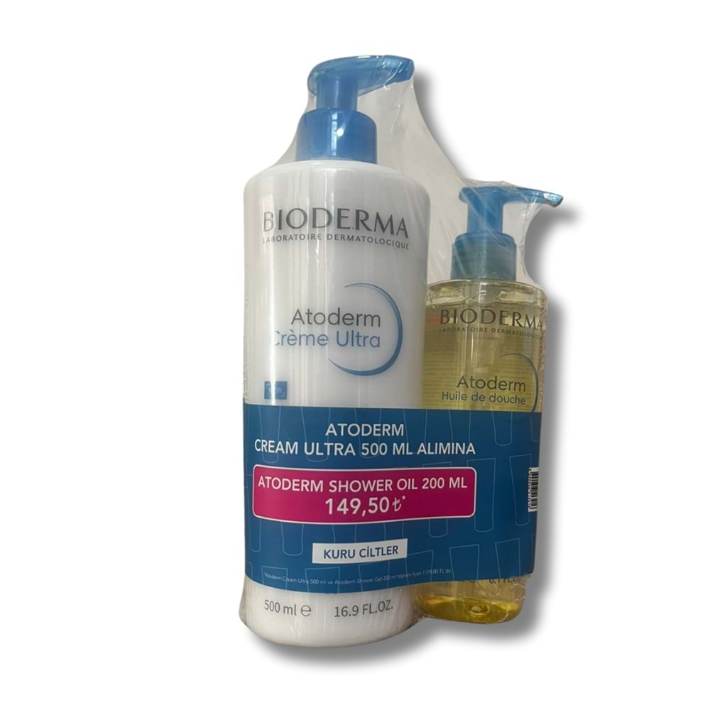 Bioderma Atoderm Cream Ultra 500 ml + Shower Oil 200 ml