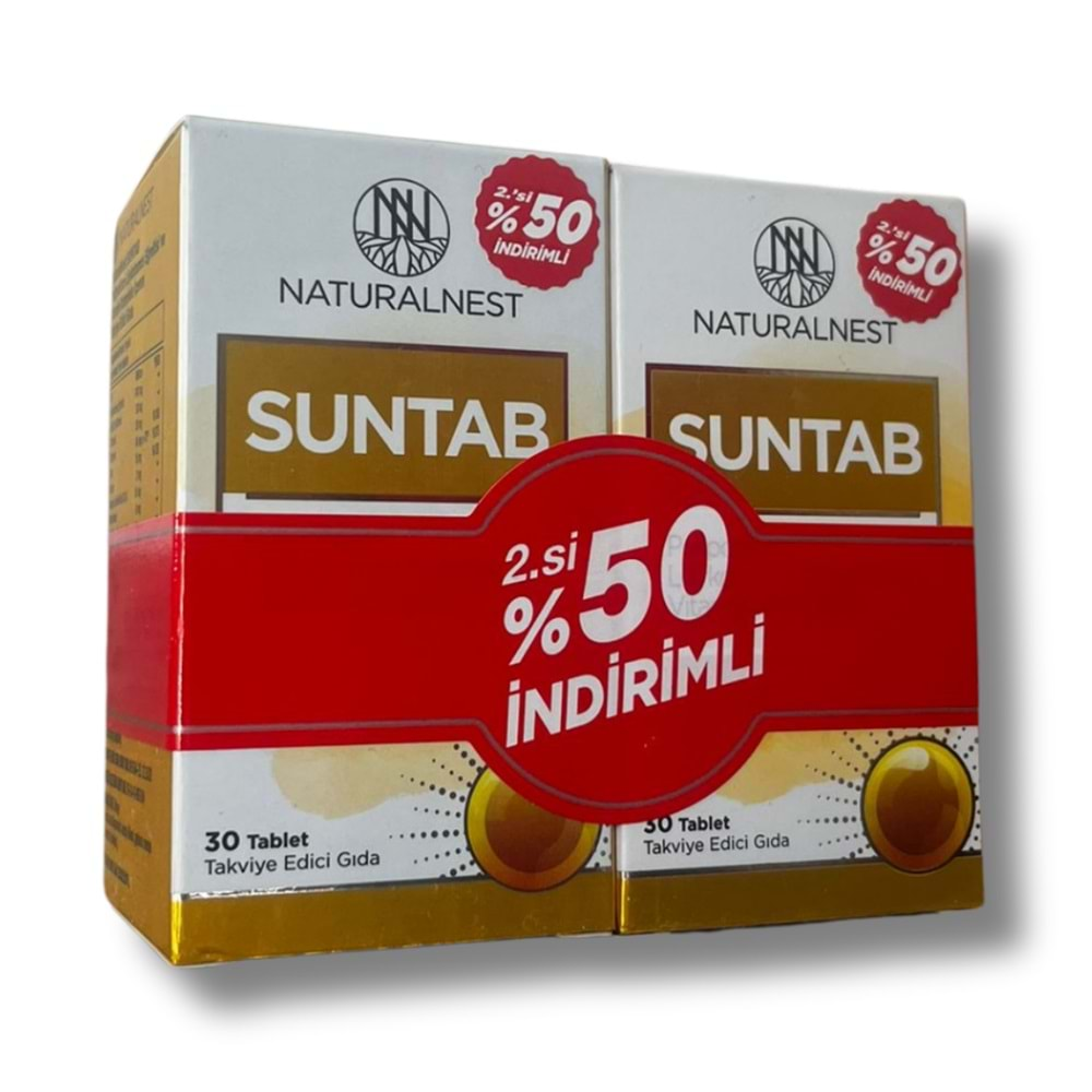 Naturalnest Suntab 30 Tablet 2.'si %50 İndirimli