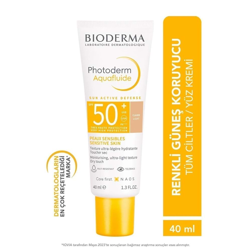 Bioderma Photoderm Aquafluide Claire Light SPF50 40 ml .