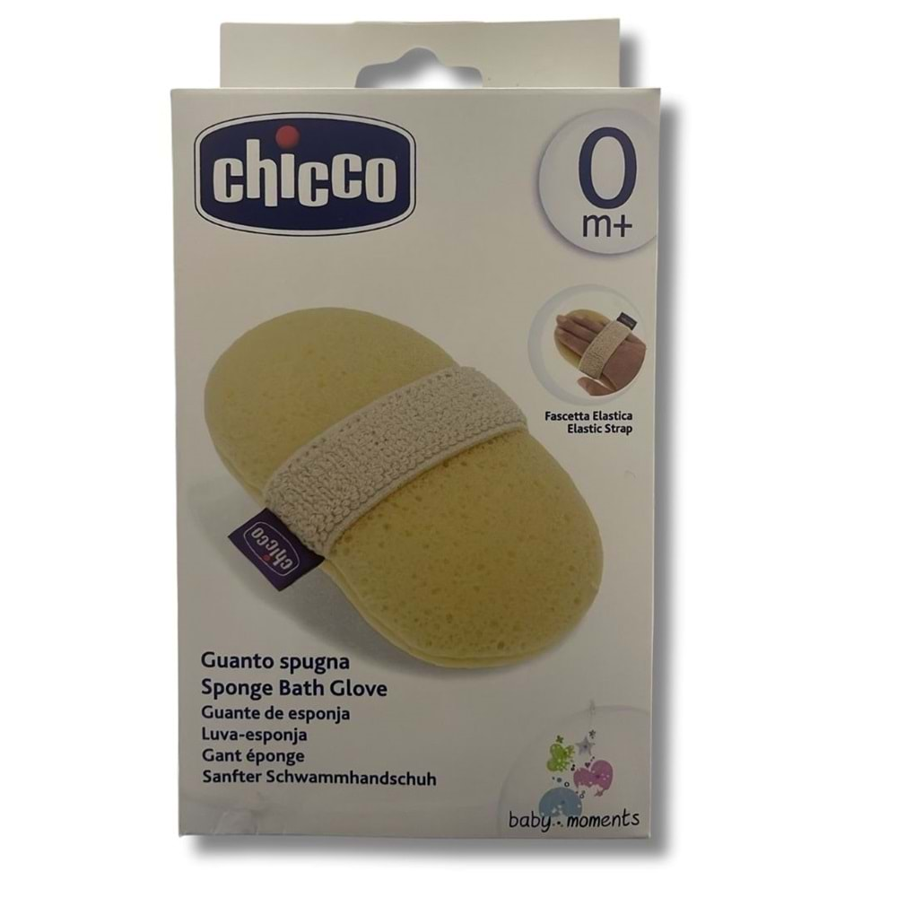 Chicco Baby Moments Sünger Banyo Eldiveni