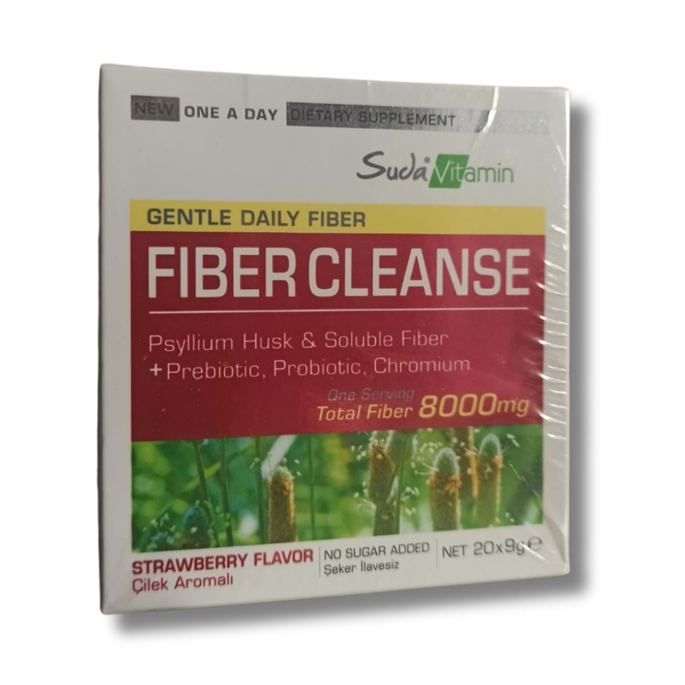 Suda Vitamin Fiber Cleanse 9 gr 20'li