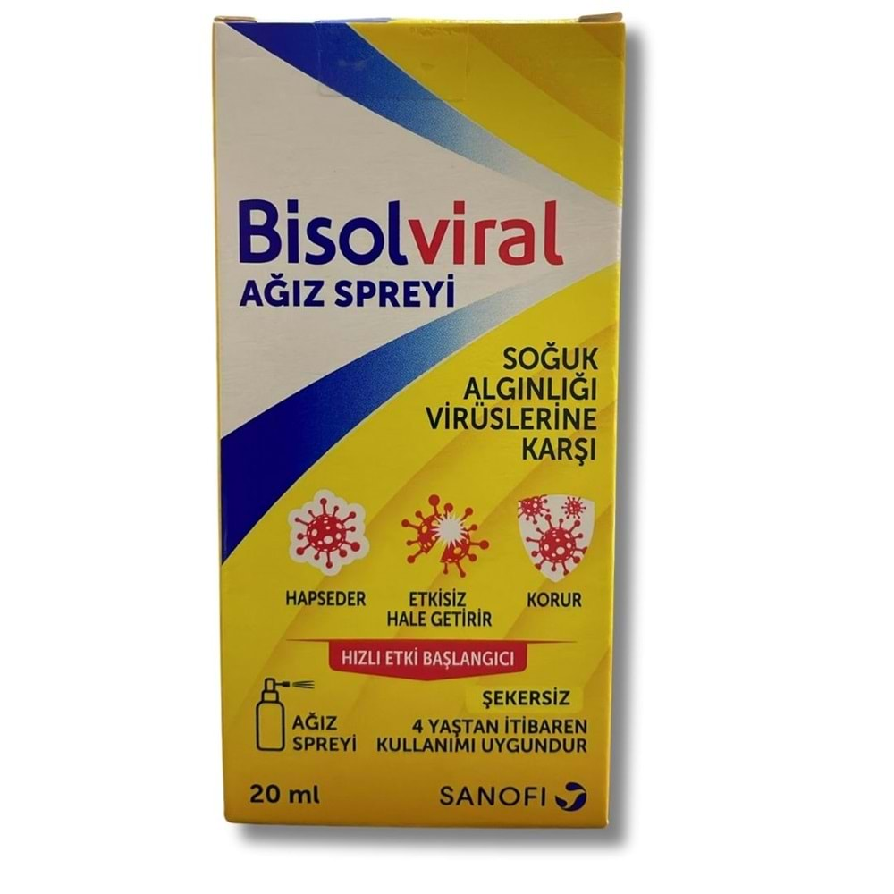 Bisolviral Ağız Spreyi 20 ml