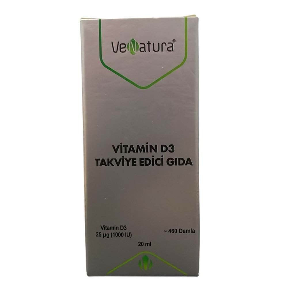 Venatura Vitamin D3 Damla 20 ml