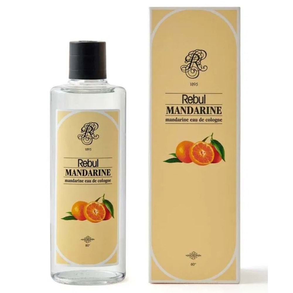 Rebul Mandarine Kolonya Cam Şişe 250 ml