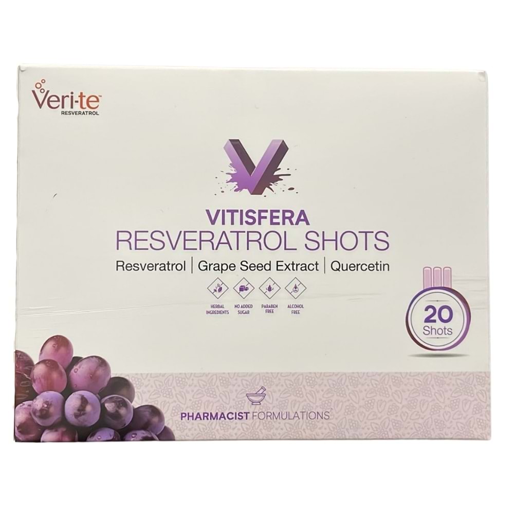 Vitisfera Resveratrol Shot Orman Meyveleri Aromalı 20 Flakon 25 ml