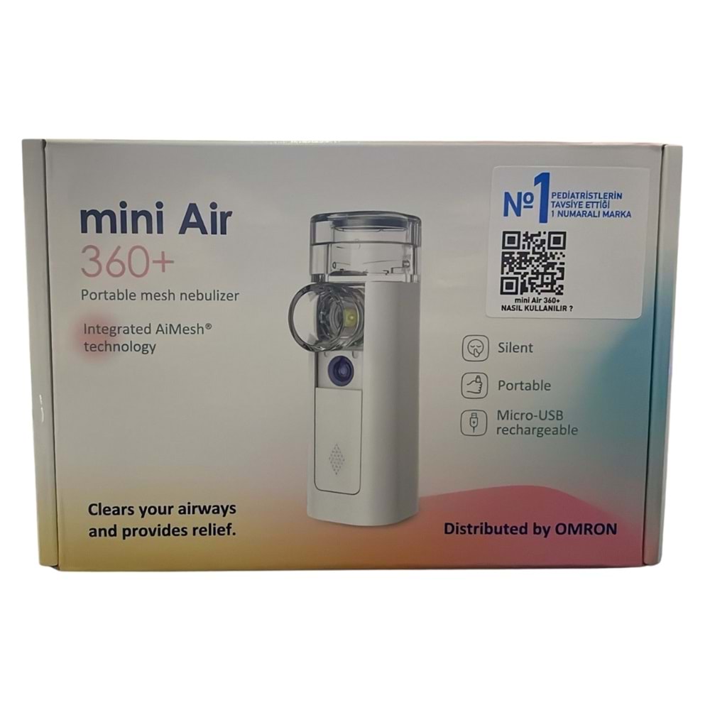Omron Mini Air 360+ Taşınabilir Nebilizatör