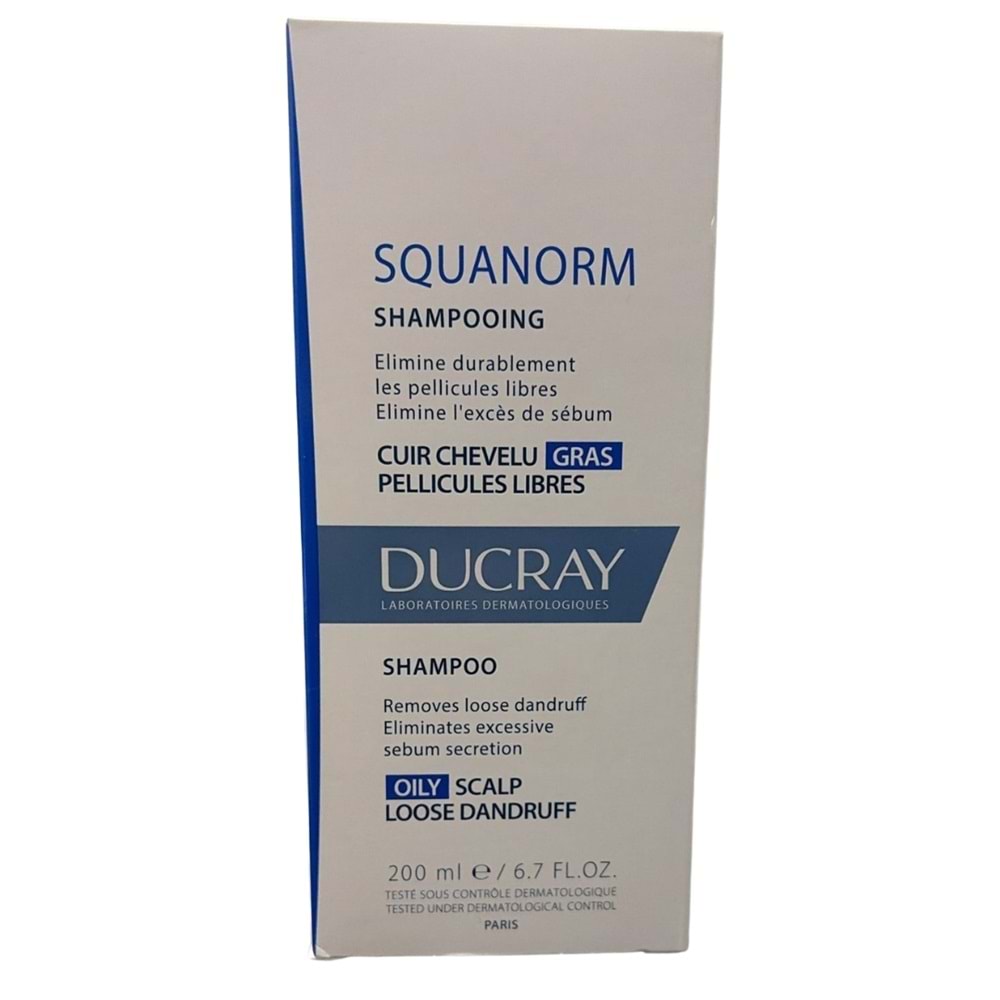 Ducray Squanorm Yağlı Kepek Karşıtı Şampuan 200 ml